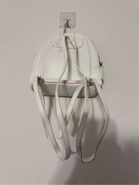 White Mini Backpack Purse - Sleek Everyday Carry